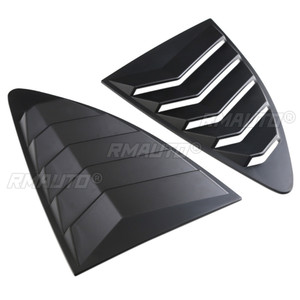 2pcs <b>Car</b> Rear Louver Quarter <b>Window</b> Panel Black Plastic for Scion FRS for subaru BRZ for Toyota 86 GT86 2013-2018 ABS <b>Stickers</b> - Product Image 3