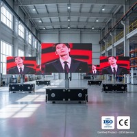 Outdoor-Events Hintergrund-LED-Videowand PFC-7M P3.91 Hochauflösender Mobiler LED-Bildschirm IP65 Wasserdicht 5000cd Helligkeit