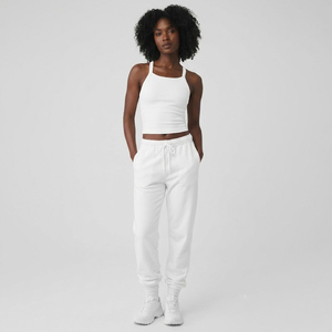 Débardeur de sport côtelé sans couture pour femme, col carré, pour yoga et fitness - Product Image 5