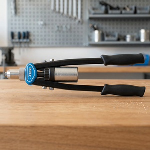 Máquina Remachadora Neumática y Mecánica de Doble Palanca FERVI con Remaches de 3.2-6.4 mm, Ligera (1.12 kg) para la Industria de la Construcción - Product Image 2
