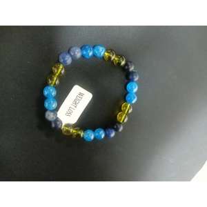 สร้อยข้อมือแฟชั่นคุณภาพสูงประดับคริสตัลและหินไทเกอร์อายธรรมชาติ งานแฮนด์เมด สำหรับทุกเพศ จำหน่ายส่ง - Product Image 3