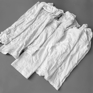 Trapos de Algodón 100% Reutilizables Industriales, Trapos Blancos de Tela de Punto para Limpieza Industrial - Product Image 1