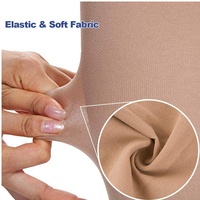 Bas avec support en silicone pour varices œdème personnalisé genou haute cuisse infirmière chaussettes de Compression