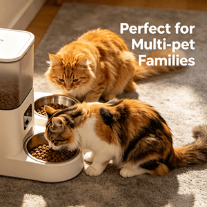 Distributeur de nourriture pour animaux personnalisable avec caméra 4MP HD, vidéo 5G WiFi, contrôle à distance et enregistrement vocal de 10 secondes – Vente en gros usine - Product Image 2