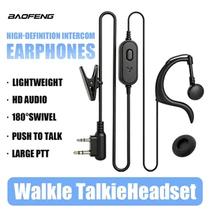 Casque <span class=keywords><strong>Baofeng</strong></span> avec microphone PTT et connecteur K pour talkie-walkie UV-5R/BF-888S/UV13/UV17/UV21 Pro/5RH/<span class=keywords><strong>CB</strong></span> Radio Amateur - Product Image 1