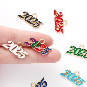 2025ใหม่จี้หยดน้ำมันอัลลอยด์แบบทำมือเครื่องประดับห้อยต่างหูพวงกุญแจขายส่ง - Product Image 3