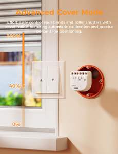 Interrupteur relais intelligent 2 canaux R21-Refoss 16A AC 100-240V avec mesure <span class=keywords><strong>de</strong></span> consommation Wi-Fi et API locale pour Home <span class=keywords><strong>Assistant</strong></span> - Product Image 3