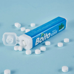 Ống tròn di động Hương vị trái cây Kẹo Bạc Hà gói nhỏ lát bạc hà không đường sau bữa ăn kẹo hơi thở tươi - Product Image 3