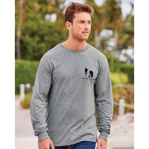 T-shirt unisexe en coton à manches longues 4930R, personnalisable avec votre propre design d'impression pour hommes - Product Image 3