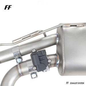 VW GOLF R MK7 MK7.5 7R 7.5R के लिए रेसिंग प्रदर्शन स्टेनलेस स्टील पूर्ण सेट वाल्वट्रॉनिक निकास प्रणाली - Product Image 6
