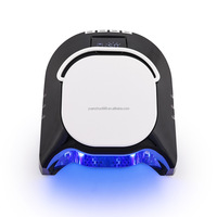 Lampe à ongles UV LED sans fil 86W, 42 perles LED, séchoir à ongles rechargeable avec capteur infrarouge et base amovible pour le durcissement du gel en salon