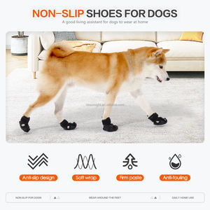 Zapatos para Perro Transpirables de Poliéster Antideslizantes con Agarres para Evitar que Lame las Patas, para Pisos de Madera, Perros Pequeños/Medianos/Grandes - Product Image 4