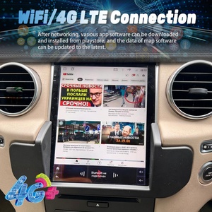 For Land Rover Discovery 4 LR4 2009-2016 Tesla Style Screen Android 13 Car Radio GPS Navigation Car Stereo <b>DVD</b> <b>Player</b> Carplay - Product Image 4