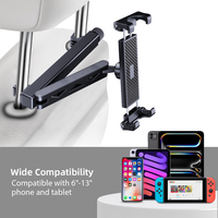 2025 nouveauté support de Table de montage d'appui-tête pliant supports de téléphone portable à 360 degrés support de tablette de support de téléphone de voiture pour voiture