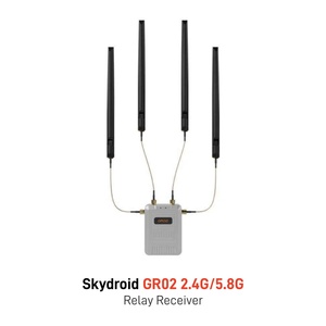 Répéteur Skydroid GR02 à large plage de tension 7.2-72V 2.4GHz 5.8GHz, prolongateur d'unité aérienne FPV pour l'agriculture - Product Image 1