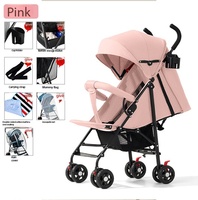 Poussette bébé - Poussette parapluie légère, pliable et portable