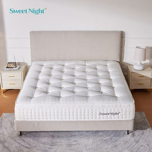 Матрас Sweetnight с индивидуальной настройкой, гибридный, с независимыми пружинами, ортопедический, 180x200, с натуральным латексом, для виллы или квартиры - Product Image 4