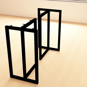 Vente chaude Moderne Contemporain Métal Fer Meubles Jambes Coulée Base De Table pour Café Salle À Manger Bureau À Domicile ou Réunion - Product Image 4