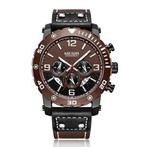 Megir 2084 Horloge Online Winkelen Waterdichte Heren Horloges Merk Uw Eigen Luxe Montre Horloge