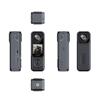 Cámara de Acción Portátil Q1 con Pantalla IPS de 1.5 Pulgadas, Lente Gran Angular de 130 Grados, Grabación Frontal y Trasera en 4K, Batería de Gran Capacidad, Tarjeta de Memoria Opcional