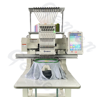 QM-1201/1501 machine à tête unique de haute qualité casquette chemise vêtements sac à dos 3D logo machines à broder à vendre