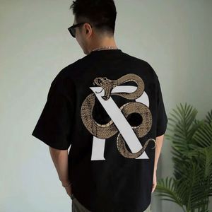 T-shirt imprimé d'été personnalisé pour hommes tissu tricoté surdimensionné confortable sur la taille des t-shirts - Product Image 2