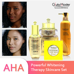 Gluta Master AHA <span class=keywords><strong>Set</strong></span> Hydrate ngay cả tông màu da loại bỏ các đốm đen làm rõ Bộ chăm sóc da mờ dần nhanh chóng dữ dội - Product Image 6