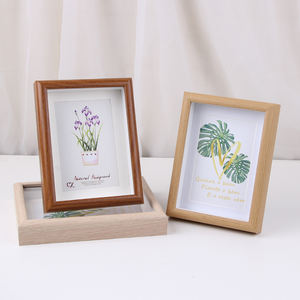 Gran oferta profundidad 1,5 cm tamaño 5x7 "6x8" A3 <span class=keywords><strong>A4</strong></span> pared creativa de fotos marco de fotos de madera marcos de caja de sombra - Product Image 4