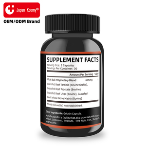Cápsulas de Órganos de Res Vital Bull de Shecome con Ingredientes Personalizados, Suplemento de Órganos para Apoyo Nutricional - Product Image 3
