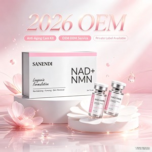 Sérum facial NAD Plus NMN à l'infusion botanique de rose, camomille et lavande, apaisant, calmant, pour peaux sensibles, hydratant, tonifiant, soin OEM - Product Image 1
