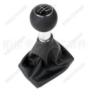 หัวเกียร์รถยนต์ Pao Auto หนังแท้ 5 สปีด สำหรับ Audi A3 S3 8L 8P 2000-2012 ดีไซน์ตามหลักสรีรศาสตร์ - Product Image 2