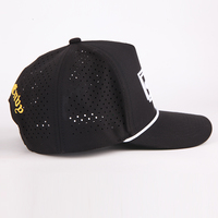 Gorra de Golf Personalizada con Bordado, Transpirable, Impermeable, con Cuerda, Perforaciones Cortadas con Láser, para Atletismo, Running y Béisbol