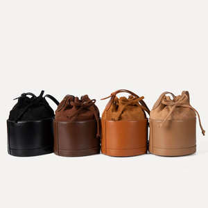 Sac bandoulière en cuir pour femme, personnalisé, de haute qualité et tendance, sac seau pour femme - Product Image 1