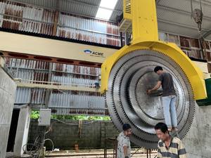 Machine de découpe de scie à pierre à portique Monoblade Machine de découpe de blocs de pierre/granit personnalisés à forte puissance - Product Image 5