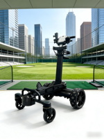 Chariot de golf automatique télécommandé, auto-équilibrant, fonction Suivez-moi, pliable