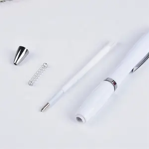 Haoerge 2021 الترويجية قلم حبر جاف بلاستيكي القلم مع شعار مخصص القرع الإعلان القلم