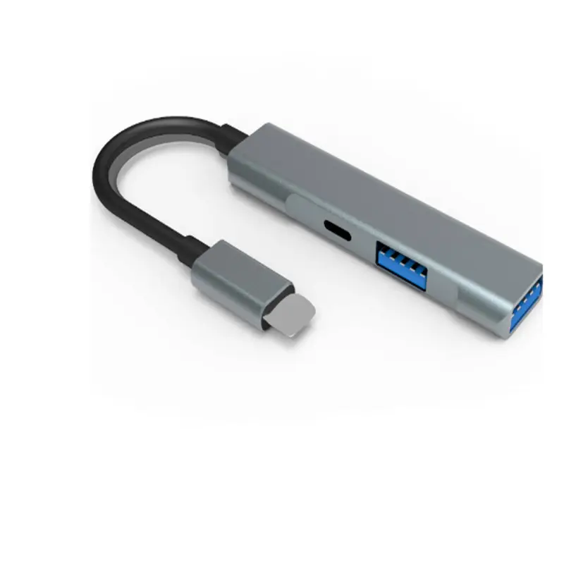 충전 기능이있는 iPhone to USB 용 JX53 스트리밍 미디어 어댑터 다기능 USB 허브 3 IN 1 ipad 용 iPhone 용 USB 충전 포트
