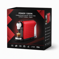 Machine à café expresso à capsules 19 bars NS 1260W, machine à café automatique à capsules pour la maison et le bureau