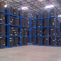 Rangement de pneus personnalisé, entrée en métal, stockage de haute qualité, entrepôt métallique, grand support à pneus pas cher avec chariot élévateur