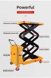 Plate-forme élévatrice à ciseaux électrique hydraulique de travail personnalisée nouveau chariot à table élévatrice - Product Image 2