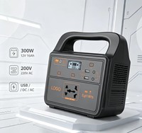 Générateur solaire 300W, station d'alimentation portable, onde sinusoïdale pure, charge de voiture, camping, voyage, utilisation en extérieur, batterie au plomb-acide