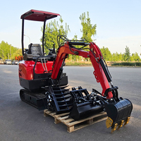 LIVRAISON GRATUITE Mini pelleteuse CE/EPA/EURO 5 de Chine Vente en gros Mini pelleteuses compactes Marteau 1 tonne 1.2 tonnes Prix à vendre