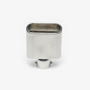 Terminale di Scarico Universale per Auto, in Acciaio Inox, Forma Quadrata, Finitura Cromata, Tubo di Scarico Modificato - Product Image 3