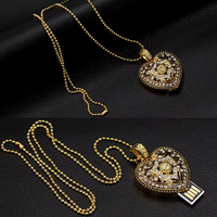 Heart Jewelry Usb Flash Drives Pendrive 1GB 2GB 4GB Capacidad real memorias usb stick 8GB pen drive