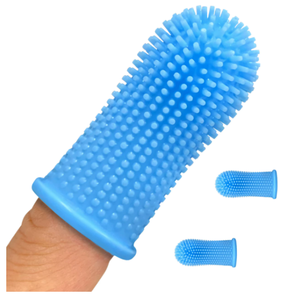 Brosse à dents en silicone pour animaux de compagnie avec poils intégrés, aide à réduire l'accumulation de tartre - Product Image 2