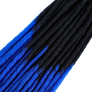 12 pulgadas de fibra sintética Crochet ébano Nina Lily suave temor cerradura de pelo - Product Image 4