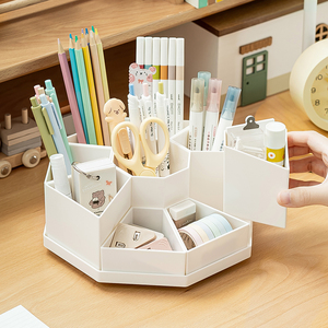 Oem/ODM bàn di động tổ chức xoay bút chì bút chủ <span class=keywords><strong>dismountable</strong></span> văn phòng phẩm lưu trữ <span class=keywords><strong>container</strong></span> - Product Image 3