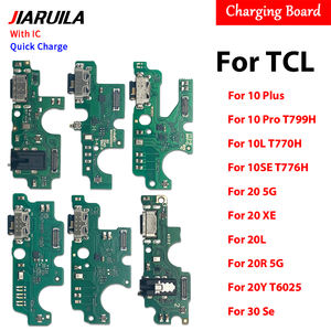 Cable Flexible de Repuesto para Conector de Puerto de Carga USB para Teléfono Móvil <span class=keywords><strong>TCL</strong></span> 10 Plus 10 Pro 10L T770H <span class=keywords><strong>10SE</strong></span> T776H 20 XE 20R 20Y T6025 30 SE - Product Image 6