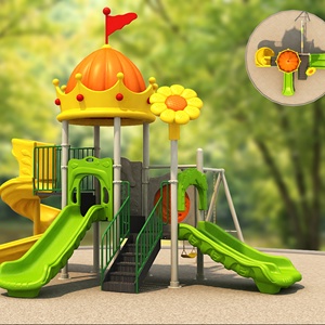 Attrezzature <span class=keywords><strong>per</strong></span> il divertimento all'aperto <span class=keywords><strong>per</strong></span> bambini, scivolo in plastica <span class=keywords><strong>per</strong></span> sport e intrattenimento con altalene da gioco - Product Image 2