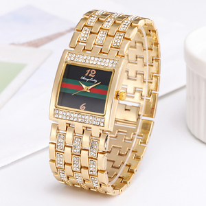 Envío Directo al por Mayor, Relojes de Cuarzo de Moda Baratos, Relojes de Lujo con Diamantes de <span class=keywords><strong>Ginebra</strong></span> para Mujer - Product Image 3